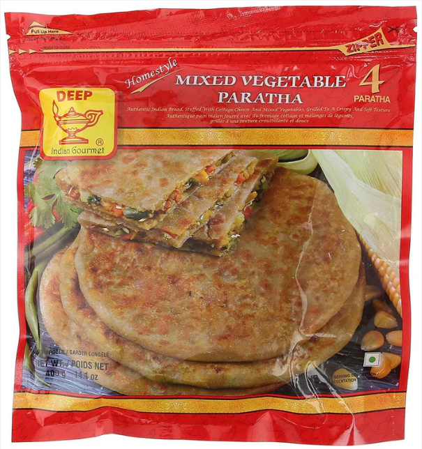 Picture of DEEP  MIXED VEG PARATHA 4PCS