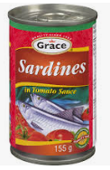 Picture of GRACE-SARDINES IN TOM 155GMS