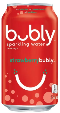 Picture of BUBLY STRAWBERRY 355ML