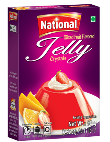 Picture of NATIONAL MIX FRUIT JELLY80GM