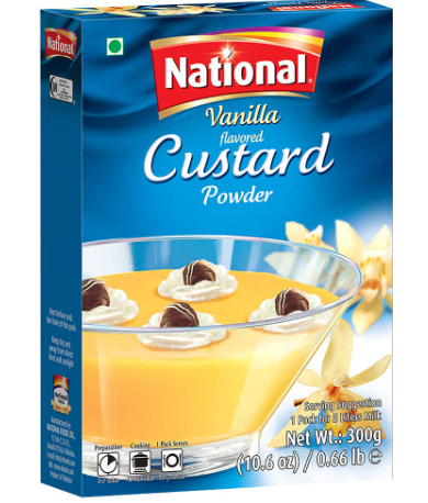 Picture of NATIONAL CUSTARD POWDER (VANILLA )  300 GM