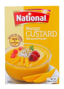 Picture of NATIONAL CUSTARD POWDER (MANGO)  300 GM