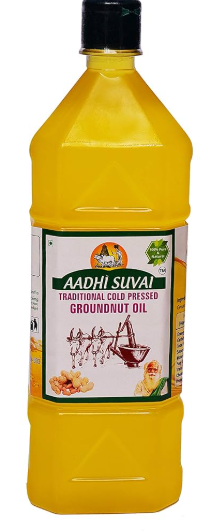 Picture of AADHI SUVAI GROUND NUT OIL 1 LIT
