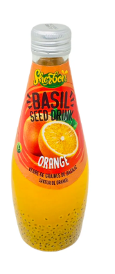 Picture of SHERBON BASIL SEED DRINK ORANGE 290 ML