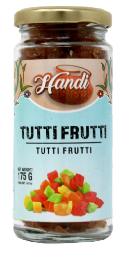 Picture of HANDI TUTTI FRUTTI GLASS BOTTLE 175 GMS