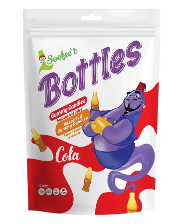 Picture of SOOFEES COLA BOTTLES 120GM