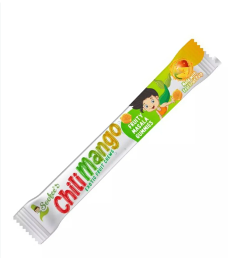 Picture of SOOFEES CHILLI RAW MANGO FRUIT GUMMIES 24GM