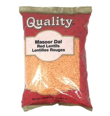 Picture of QUALITY BEANS RED LENTIL (MASOOR DAL RED) 4LB
