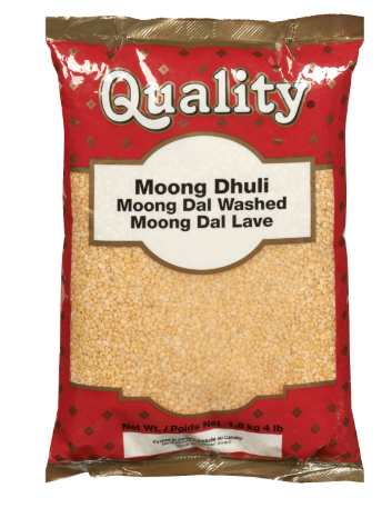 Picture of QUALITY BEANS MOONG DAL WASHED 4LB