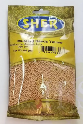 Picture of SHER MUSTARD SEED YELLOW 100GM