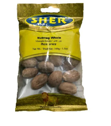 Picture of SHER NUTMEG WHL 100GM