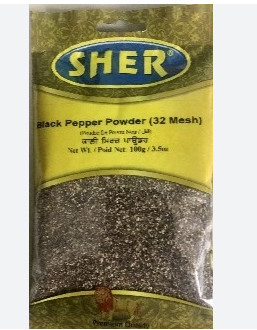 Picture of SHER BLACK PEPPER PWD 100GM