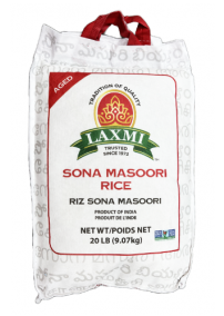 Picture of LAXMI SONA MASOORI  RICE 20LB