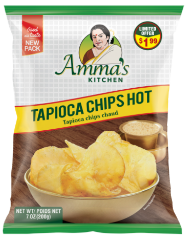Picture of AK TAPIOCA CHIPS HOT 200GM