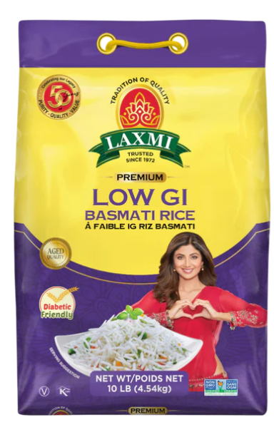 Picture of LAXMI LOW GLYC RICE 10LB
