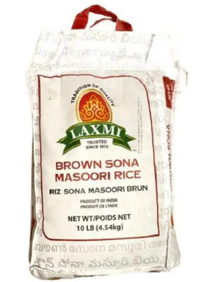 Picture of LX BROWNSONA MASOORI RICE 10LB