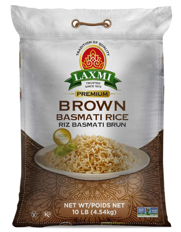 Picture of LAXMI BROWN BASMATI RICE 10LB