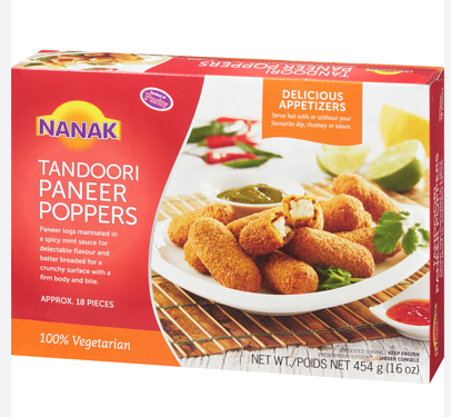 Picture of TANDOORI POPPER PANEER RETAIL 454 GM