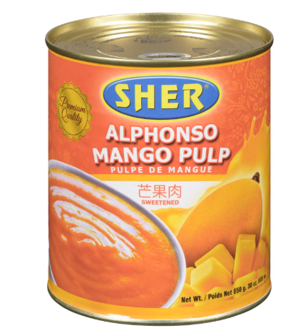 Picture of SHER ALPHONSO MANGO PULP  850GM