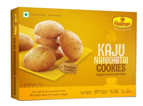 Picture of HRS KAJU NANKHATAI COOKIES 250GM