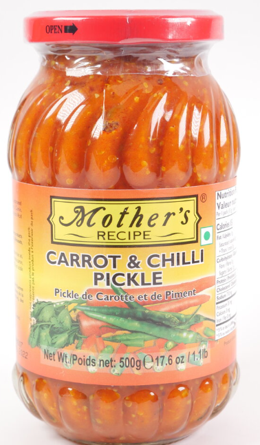 Picture of MOTHERS CARROT CHLI PICKLE 500GM
