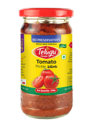 Picture of TELUGU TOMATO PKLE W/O GARLIC 300GM