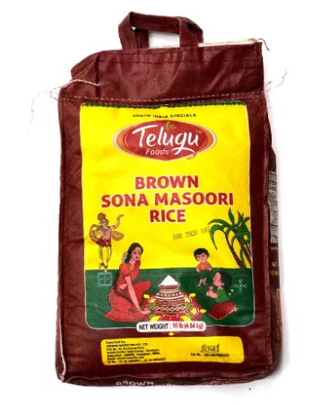 Picture of TELUGU BROWN SONA MAS RICE 10LB
