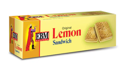 Picture of EBM LEMON SANDWICH BISCUIT 128GM
