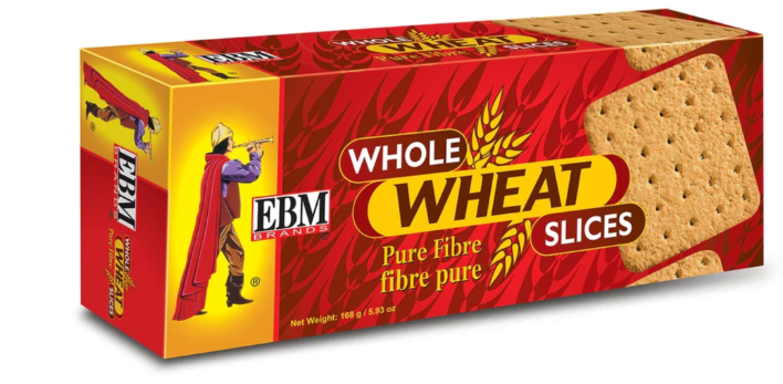 Picture of EBM WHOLE WHEAT BISCUIT 168GM